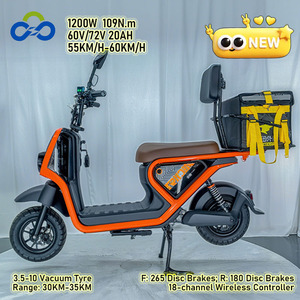 Nổi bật điện hàng hóa bike1200w mạnh mẽ Giao hàng điện xe đạp giao hàng 72V pin E xe đạp tốc độ cao tầm xa xe máy - Product Image 2