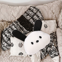 Porte-clés en peluche personnalisé en gros, chien Pacha de 10 cm, pendentif mignon, anime, peluche douce, unisexe, fête, rembourrage en coton PP, enfants