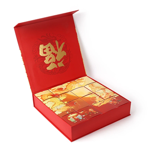 Lujo personalizado Navidad misterio sorprendido joyería cosmética Chocolate regalo <span class=keywords><strong>CALENDARIO</strong></span> DE Adviento cajas - Product Image 4