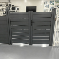 Clôture de Confidentialité Verticale en Aluminium à Lames Multiples pour Vente en Gros, Anti-Rouille, Résistante aux Intempéries, Installation Facile, Taille Personnalisée