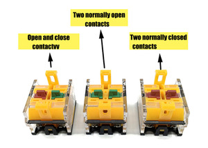 Nóng bán kndle LA167-D8-11R đôi chuyển đổi chính hai vị trí ánh sáng đánh dấu nút 10A đầu ra hiện tại 220V Điện đầu vào bắt đầu dừng - Product Image 4