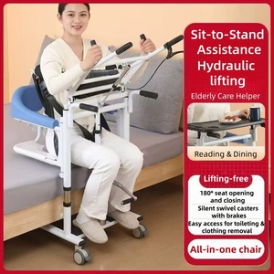 <span class=keywords><strong>Chaise</strong></span> <span class=keywords><strong>de</strong></span> transfert <span class=keywords><strong>de</strong></span> patient à levage vertical <span class=keywords><strong>hydraulique</strong></span>, 180 °   <span class=keywords><strong>Chaise</strong></span> <span class=keywords><strong>de</strong></span> <span class=keywords><strong>douche</strong></span> inclinable pour soins à domicile - Product Image 5