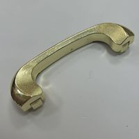 H081N Poignées de cercueil en alliage de zinc couleur or style européen, accessoires funéraires