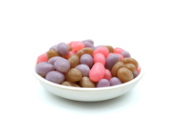 Gratis Sample 35g Fruitig Kleurrijk Snoepje Zoete Druivensmaak Jelly Beans Enkelkleurig Individueel Verpakt Groothandel