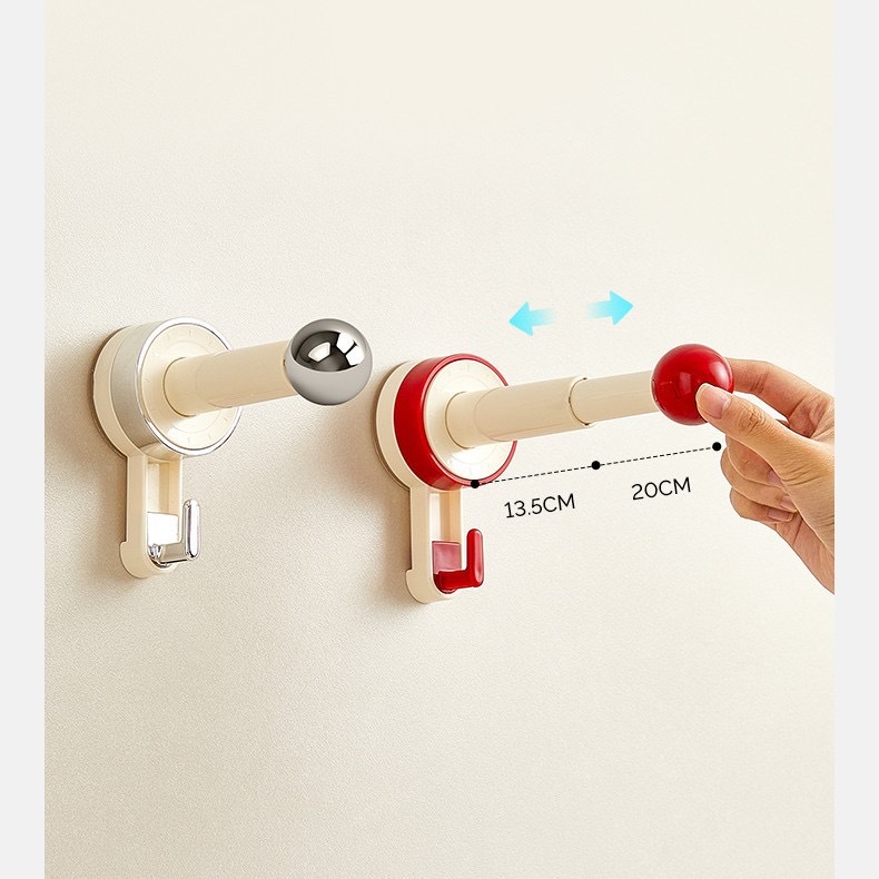 Lexi suction cup hook [Red with hook]