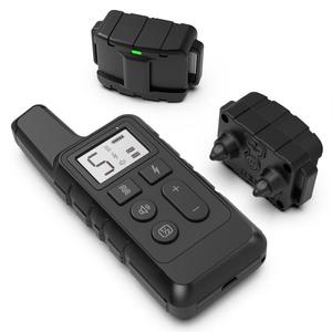 Fern wiederauf ladbarer wasserdichter Piepton/Vibration/statischer Schock Elektronisches Haustier Trainer Hunde trainings halsband bis zu 500yd - Product Image 3