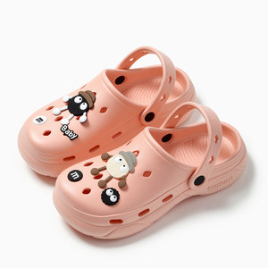 Chanclas de EVA con suela gruesa y orificios, estilo veraniego, a la moda, para parejas, con punta abierta, para hotel, con amortiguación. - Product Image 2