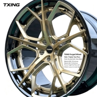 Pour 4 pièces de roues forgées multi-branches de 16 à 24 pouces, 5x112, 5x114.3, 5x120, en alliage d'aluminium, neuves