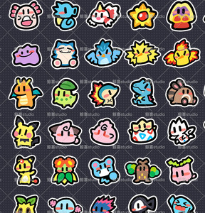 YQ Wholesale Charm Custom Evolving Cute Anime Little Elf Fridge Magnet Sticker Bulk Pokemoned 151 Q Version Display Party Favor - Product Image 2