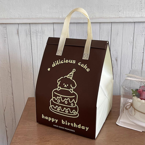 定制Logo一次性铝箔无纺布冷藏袋小型冷热饮料食品配送隔热外卖袋 - Product Image 3