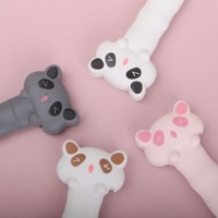 Cuillère-spatule pour nourriture humide pour animaux de compagnie Jusuo, sans BPA, en silicone écologique, forme triangulaire, ouvre-boîte portable pour chats et chiens