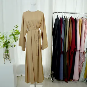 Islamische Abaaya Vrouwen Bescheidene Frühling Damen Kleid Stylisha Kaftan Mädchen Abaya Dubai Türkei Muslim Fashion Hijab Kleid