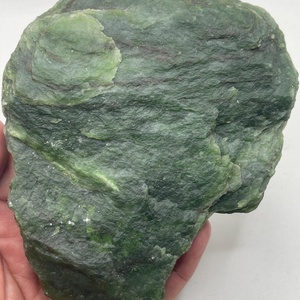 Piedra Natural de Jade Xiuyan en Bruto, Gema sin Pulir, Espécimen Mineral, Decoración para el Hogar, Cristal Curativo, Reloj de Escritorio Coleccionable - Product Image 2