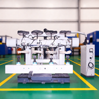 Machine de polissage CNC industrielle entièrement automatique en acier inoxydable et aluminium, moteur principal, boîte de vitesses, moteur, roulement, robot de meulage