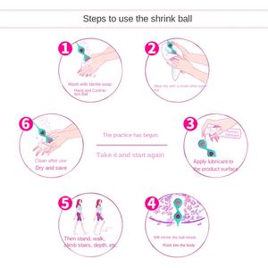 Set Bola Kegel Ben Wa Wanita dengan Berbagai Berat untuk Pengencangan Vagina & Pemulihan Pasca Melahirkan Silikon - Product Image 4