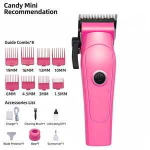 Mini-<span class=keywords><strong>tondeuse</strong></span> à <span class=keywords><strong>cheveux</strong></span> haute rotation 7000 tr/min avec batterie grande capacité 3200 mAh, port USB-C rapide, kit de <span class=keywords><strong>tondeuse</strong></span> compacte pour <span class=keywords><strong>coiffure</strong></span> - Product Image 6