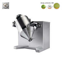 Mélangeur de tambour 3D automatique FKJX avec moteur pour le mélange de poudres chimiques et plastiques