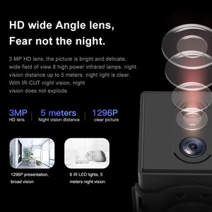 Chất lượng tốt nhất Mini Wifi 360 độ thể thao Máy ảnh siêu HD PIR thể thao VR hành động máy ảnh - Product Image 4