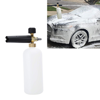 Pistolet de lavage haute pression, lance à mousse de neige, connecteur rapide 1/4'', générateur de mousse, canon à savon, bouteille de nettoyage pour lavage de voiture, 3000 PSI