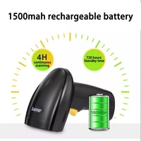 Offre Spéciale en stock lecteurs de codes-barres laser Bluetooth sans fil portables 1d 2d lecteur de codes QR bon marché pour supermarché entrepôt