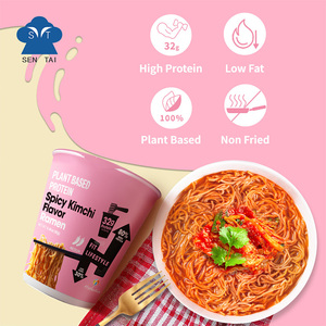 Mì ăn liền chay giàu protein, ít chất béo, vị kim chi cay - Product Image 2