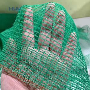 <span class=keywords><strong>Filet</strong></span> de sécurité <span class=keywords><strong>vert</strong></span> grille avec lignes de marquage orange pour la construction - Product Image 3