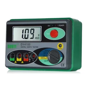 DUOYI DY4100 Ground Resistance Tester 0-2000 Ohm Megohmmeter Earth Surface Resistance Meters