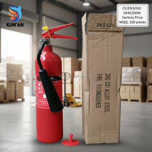 Extintor de Incêndio Portátil de Alumínio e Aço Inoxidável de <span class=keywords><strong>2kg</strong></span>, 2.3kg, 4.5kg, 5kg à Venda Direta de Fábrica - Product Image 2