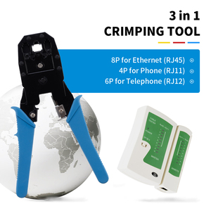 Customized Wholesale Network Tool Kits Hand Tools <strong>Crimping</strong> <strong>Set</strong> - Product Image 3