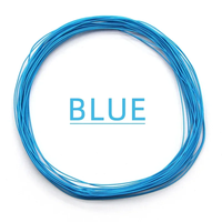 Câble électrique haute température micro-fin à un seul conducteur en cuivre 26AWG PTFE UL1423 isolé en PVDF plaqué argent