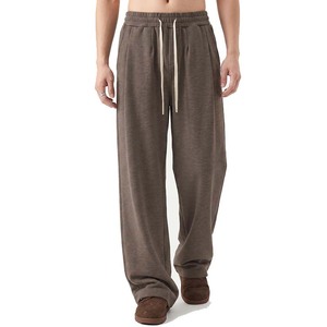 Pantalons décontractés pour hommes avec logo personnalisé |   <span class=keywords><strong>Pantalon</strong></span> droit épais et robuste |   Usine de fabrication de pantalons de travail de bureau OEM ODM en gros - Product Image 5