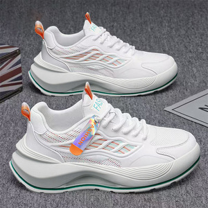 Chaussures de sport pour hommes légères de haute qualité, respirantes, à semelle épaisse, amortissantes, chaussures décontractées - Product Image 1