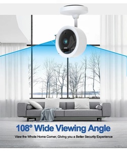 3MP Tuya App Mini rete per interni CameraSmart per la sicurezza domestica di piccole dimensioni 2.4GHz telecamera WiFi - Product Image 2