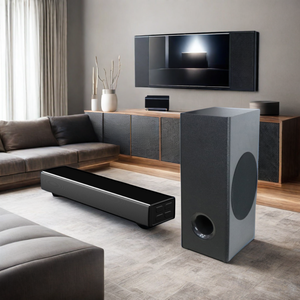 <span class=keywords><strong>2</strong></span>.1CH 60W Mini estilo sistema de cine en casa interfaz óptica Bluetooth Barra de sonido con Subwoofer con cable para TV teatro barra de sonido - Product Image 3