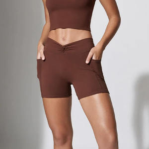 <b>Women's</b> High-Waisted Skinny Fit <b>Swim</b> Board <b>Shorts</b> Breathable Quick Dry Spandex/Nylon Midweight Elastic Waist Sport Pockets Cross - Product Image 6