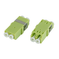 Adaptateur duplex LC/UPC 2 cœurs OM3 OM5 OS2 Adaptateur fibre optique OM4 Coupleur fibre optique LC-LC pour réseaux FTTH 4G et Wi-Fi
