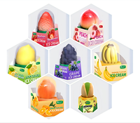 Crème glacée croustillante au chocolat et à la mangue, prix de gros, aliments chinois, crème glacée à la mangue