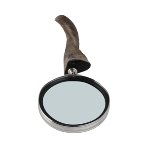 Lente d'ingrandimento con manico in corno di bufalo per decorazioni casa e ufficio - Product Image 3