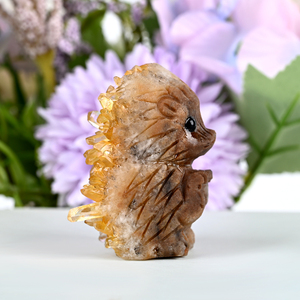 Bán Chạy Nhất Chất Lượng Cao Tinh Thể Động Vật Thủ Công Mỹ Nghệ Tinh Thể <span class=keywords><strong>Hedgehog</strong></span> Cho Trang Trí - Product Image 1