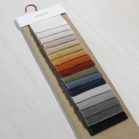 Nouveautés 2603X Tissu d'ameublement en chenille tissé 100% polyester, teint en fil, épais, pour housses de canapé et de coussin