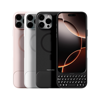 Clavier Akko MetaKey pour iPhone 16/17 Pro Max, Plug and Play, étui pour iPhone en PU+TPU