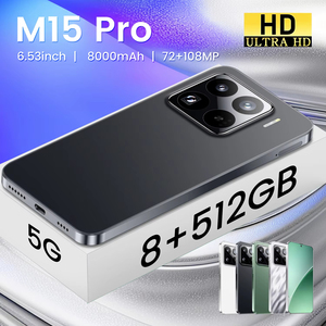 Producto M15 Teléfono móvil ultra Android Panel de visualización nítido y claro Batería extragrande Aumento de ventas de GPS - Product Image 3