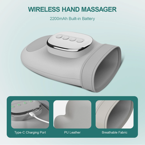 Masajeador de Manos de Diseño Original de Fábrica, con Calor, Presión de Aire y Vibración, Guantes Eléctricos con Vibración - Product Image 4