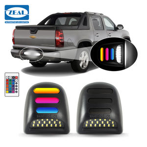 2 יחידות תאורת לוחית רישוי RGB לסיטונאות עבור שברולט סיירה טאהו סברבן עבור ג'י אם סי יוקון עבור קאדילק פיקאפ תאורת אחורית - Product Image 1