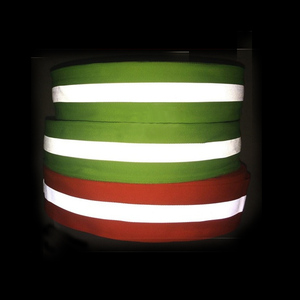 Precio barato fluo verde naranja <span class=keywords><strong>cinta</strong></span> <span class=keywords><strong>reflectante</strong></span> de poliéster de alta visibilidad para <span class=keywords><strong>ropa</strong></span> - Product Image 2