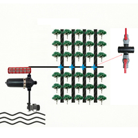 Kit complet 1 Hectare Tuyau de pluie 32mm en PE Tuyau plat Micro-pulvérisateur Système d'irrigation agricole