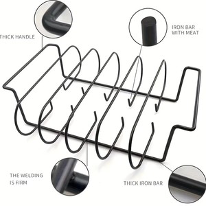 Stainless Steel Eco-Friendly Minimalist Outdoor Baking Steak & BBQ <b>Net</b> Rack Portable Camping - Product Image 3