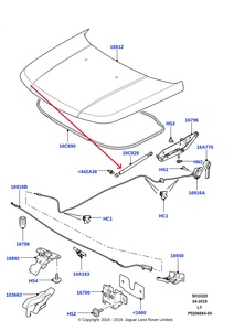 OE LR009106 BKK780010 发动机罩气压支柱 适用于 路虎 Discovery <span class=keywords><strong>3</strong></span> 4 LR3 LR4 Range Rover Sport L320 - Product Image 6