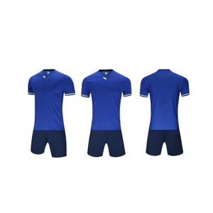 Maillot de football personnalisé unisexe pour adulte, été, polyester, imprimé par transfert thermique, 220g, uniforme de sport extérieur - Product Image 1
