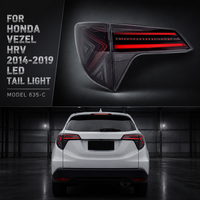 Ensemble de feux arrière LED fumés modifiés pour Honda HRV Vezel 2014-2019 SUV, accessoires de feux arrière LED